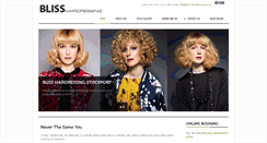 Desktop Screenshot of bliss-hairdressing.co.uk